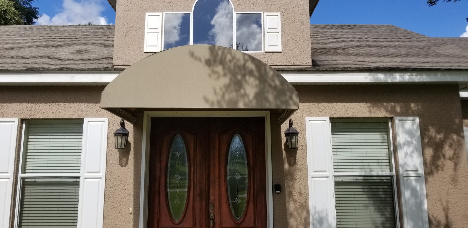 Arched Entrance Canopy